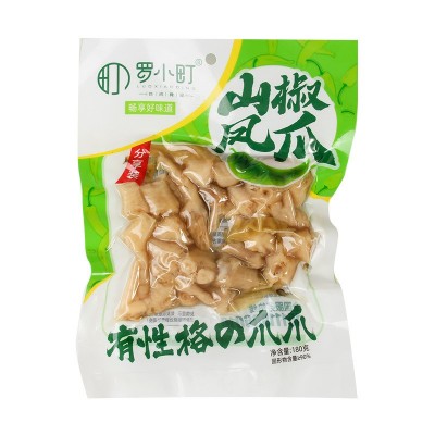 罗小町重庆特产香辣凤爪160g山椒凤爪重庆特产休闲麻辣零食小吃1袋图2