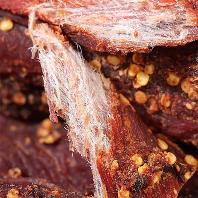 四川风干鸭肉干零食景区特产展会风干鸭肉干巴休闲食品厂家1斤图2