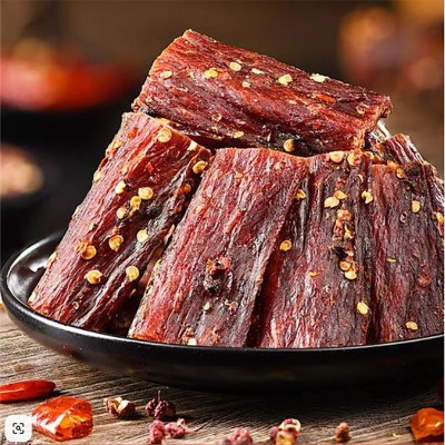 四川风干猪肉干零食景区特产展会风干猪肉干巴休闲食品厂家1斤图3