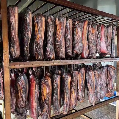 土猪老腊肉四川特产五花腊肉麻辣香肠腊肠批发批发厂家直销肥 瘦适 30件图3