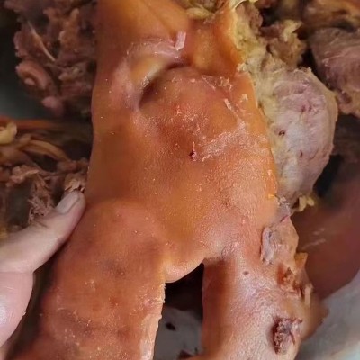 卤猪头肉源头厂家批发下酒菜预制菜地摊卤菜店餐饮食材批发卤猪头  60件图5