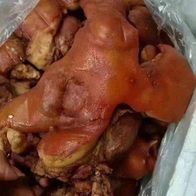 卤猪头肉源头厂家批发下酒菜预制菜地摊卤菜店餐饮食材批发卤猪头  60件图2