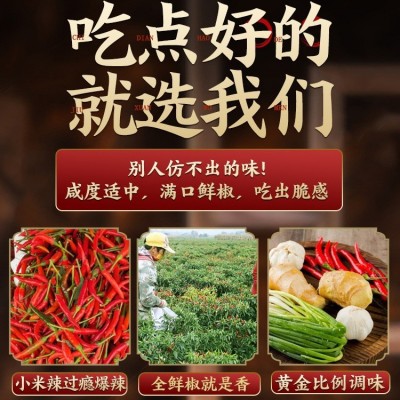 牛乐哥 商用拌饭酱辣椒酱特辣500g剁椒酱彩椒酱双椒酱 辣椒酱批发 1包图3