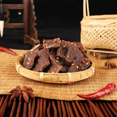风干猪肉干散装牛肉干休闲食品袋装零食厂家代发现货批发手撕牛肉5袋图4