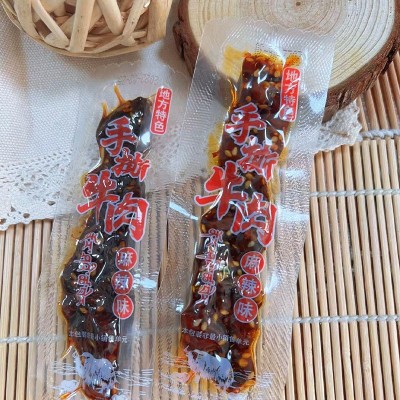 手撕牛肉五香麻辣 牛肉干油麻条网红休闲零食小吃风干牛肉干厂家2袋图4