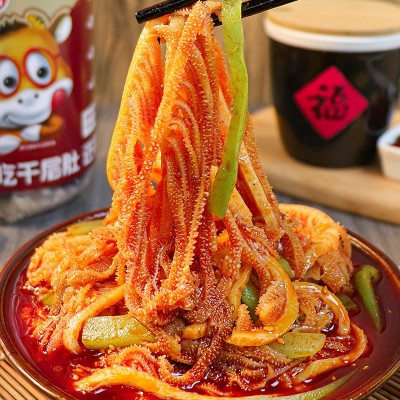 品品冷吃千层肚牛肉贡菜鸡爪双拼三拼即食解馋麻辣零食红油 凉拌菜3罐