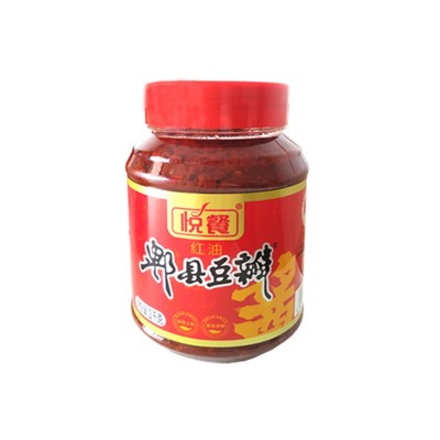 悦餐郫县豆瓣酱1kg 四川正宗特产红油豆瓣酱调料回锅肉香辣调味酱 2瓶图4