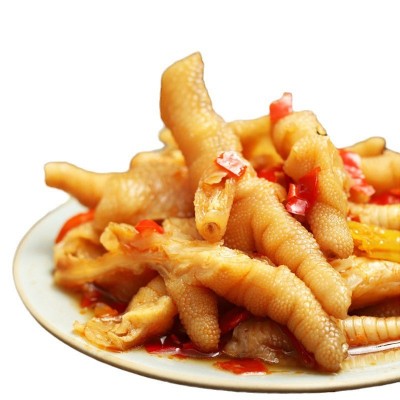 泰式百香果去骨鸡爪无骨2斤开袋即食小吃酒店餐饮店脱骨凤爪批发1袋图5