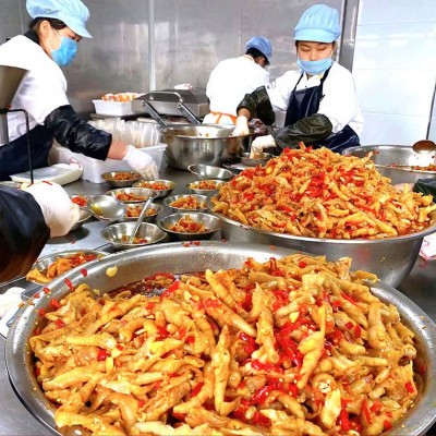 泰式百香果去骨鸡爪无骨2斤开袋即食小吃酒店餐饮店脱骨凤爪批发1袋图2