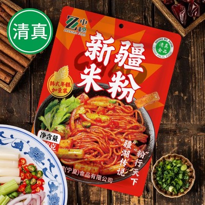 【清真】新疆炒米粉炒年糕新品二合一韩式年糕清真食品 2袋图4