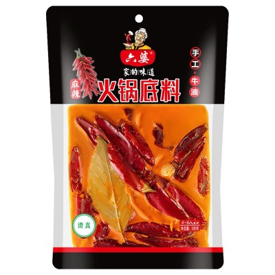 六婆工厂500g四川麻辣火锅调料麻辣烫串串香批发手工牛油火锅底料1袋图4
