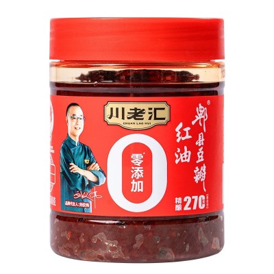 实体批发川老汇郫县红油豆瓣酱980g四川特产自制辣椒酱豆瓣酱2瓶图5