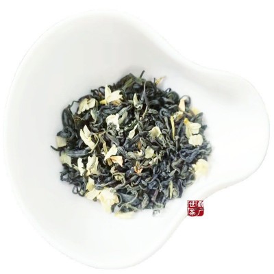 花毛峰批发茉莉花茶2024新茶四川飘雪浓香型散装蒙顶山绿茶横县花1斤图3