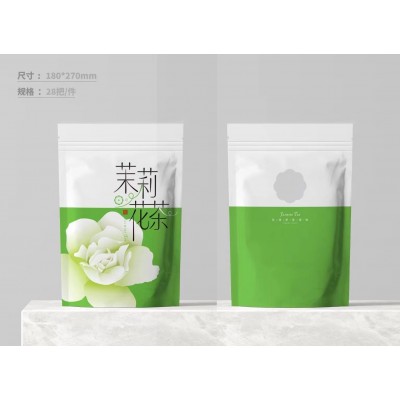 花毛峰批发茉莉花茶2024新茶四川飘雪浓香型散装蒙顶山绿茶横县花1斤图4