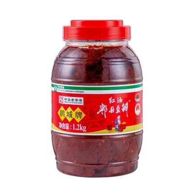 鹃城牌 郫县红油豆瓣酱1200g瓶装正宗家用川菜炒菜 豆瓣 酱调味料1瓶图5