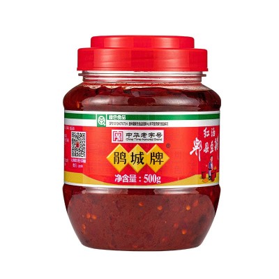 鹃城牌红油郫县豆瓣酱500g瓶装家用辣椒酱调味品四川特产 调味品批2瓶图5