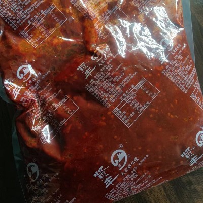 四川郫县豆瓣酱商用批发 5斤罐装川菜调味料辣椒酱红油豆瓣酱餐饮1箱图2