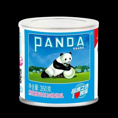 熊猫牌炼乳350g奶茶店专用商用炼奶练乳烘焙专用家用甜炼乳2罐图5