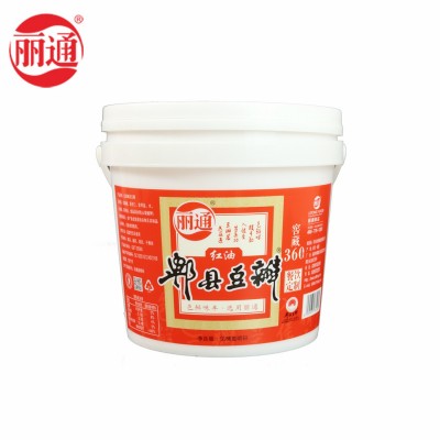 丽通牌郫县豆瓣豆瓣酱红方印炒烧专用家庭装6kg餐饮装餐饮装用2桶图4