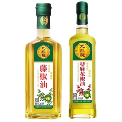 九斗碗特麻花椒油藤椒油265ml瓶装拌菜炒菜家用凉拌菜麻椒油浓郁2瓶图4