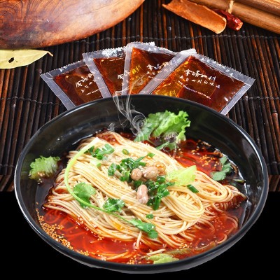 伞塔牌拌面酱麻辣杂酱下面调料120克袋装煮方便面条米线酱料小包5袋图2