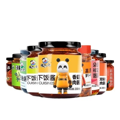 饭扫光下饭菜200g竹笋香菌金针菇腌制咸菜泡菜瓶装榨菜开味菜代发5瓶图4