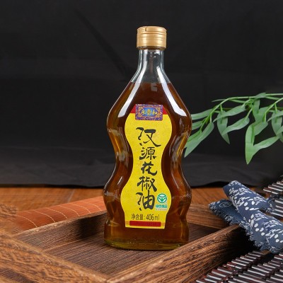 永丰和花椒油藤椒油正宗四川汉源花椒调味炒菜凉拌餐饮家用406ml2箱图4
