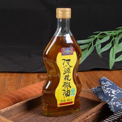 永丰和花椒油藤椒油正宗四川汉源花椒调味炒菜凉拌餐饮家用406ml2箱