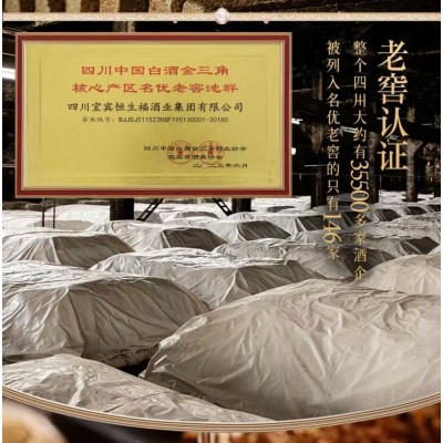 源头厂家南福375纯粮固态45度/500ml宜宾五粮浓香型白酒2瓶图4