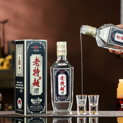 新版王咀老特曲 52度浓香型白酒 赐窖酒庄纯粮食酒 500ml礼盒装1瓶图2