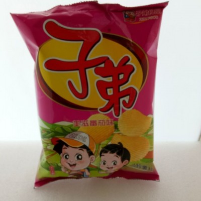 子弟食品 95g子弟麻辣/番茄/黄瓜/原味/烤肉/海苔味 薯片 批发5袋图3