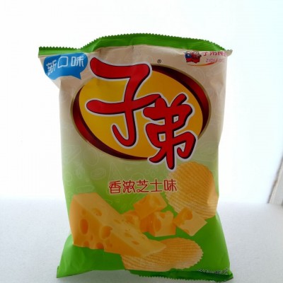 子弟食品 95g子弟麻辣/番茄/黄瓜/原味/烤肉/海苔味 薯片 批发5袋图2