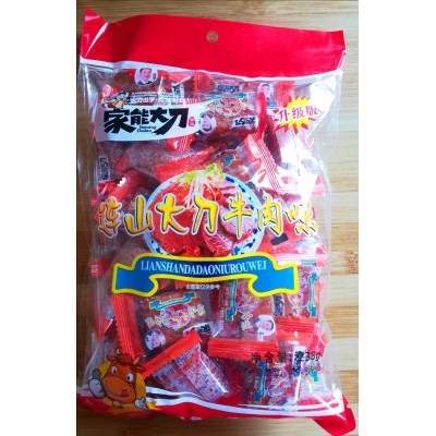 家能大刀连山大刀牛肉味调味面制品200g休闲零食整件50袋15袋图5