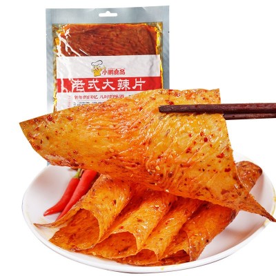 湖南小鹏食品老式大辣片68g 8090儿时怀旧网红辣条一件代发2袋