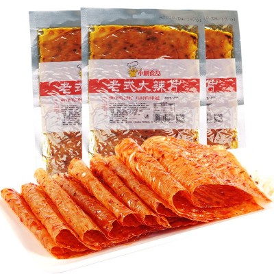 湖南小鹏食品老式大辣片68g 8090儿时怀旧网红辣条一件代发2袋图5