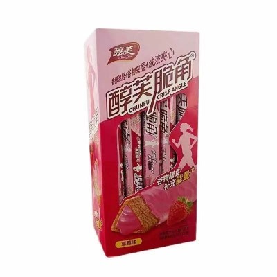 醇芙脆角22gx20条/盒 巧克力味/牛奶味/果仁味 保质期10个月 零食2盒图3