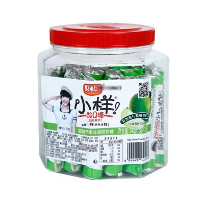 好彩头小样酸q糖18gx30支草莓苹果味柠檬味葡萄味蓝莓味可选 零食2瓶