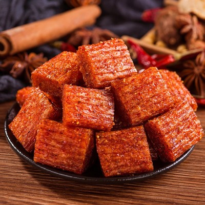 食庆旺素大刀肉8090怀旧儿时零食小吃休闲食品面筋辣条小包装批发5包图2