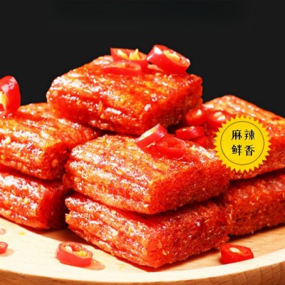食庆旺素大刀肉8090怀旧儿时零食小吃休闲食品面筋辣条小包装批发5包图3