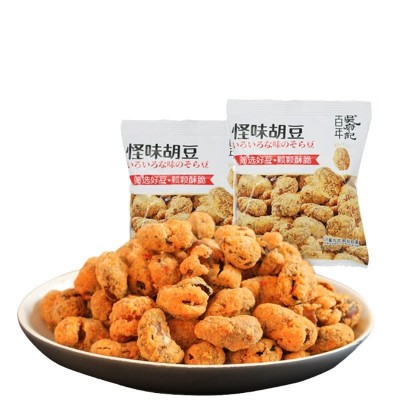 百年吴府记重庆怪味胡豆蚕豆兰花豆散装称重500g酥脆独立包装麻辣2袋图4