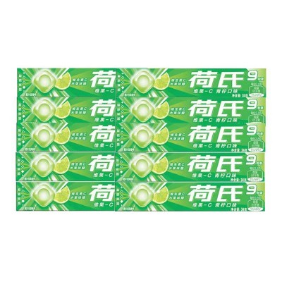 荷氏薄荷糖网红提神清凉休闲零食品众多口味水果润喉糖糖果口香糖1盒