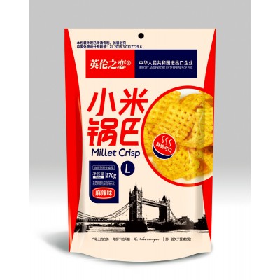 英伦之恋小米锅巴实体店同款休闲零食 锅巴追剧小零食厂家批发5袋图5