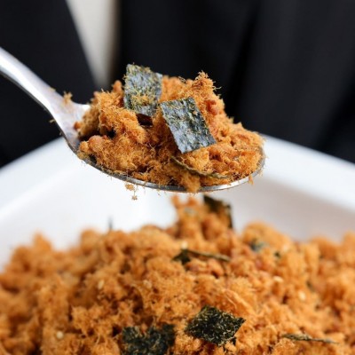 原味/海苔风味猪肉酥128g*2罐 猪后腿肉松儿童辅食拌饭即食肉松1件图2