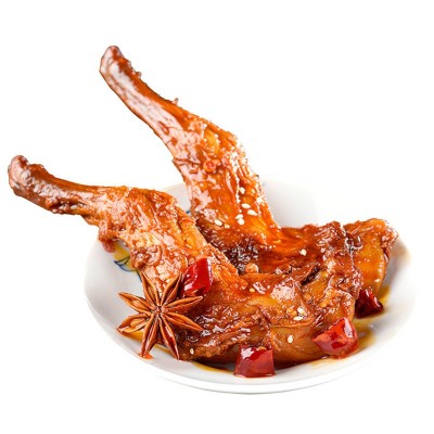 批发四川特色休闲肉类零食卤味即食一件代发2只装麻辣 五香兔腿2件图4