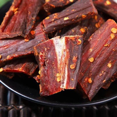 源头厂家风干牛肉干麻辣五香手撕牛肉猪肉鸭肉干展会景区特产批发1斤图3