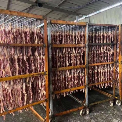 腊鸡条跑江湖地摊风吹腊鸡肉架条咸水腊鸭腿排日晒非烟熏腊鸭条50份图3