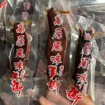 高原风味手撕鸭肉景区特产展会美食街零食小吃手撕牛肉干厂家批发20斤图5