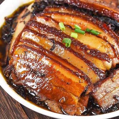 梅菜扣肉熟食虎皮红烧肉速食菜下酒菜加热即食四川特产预制菜1盒图3