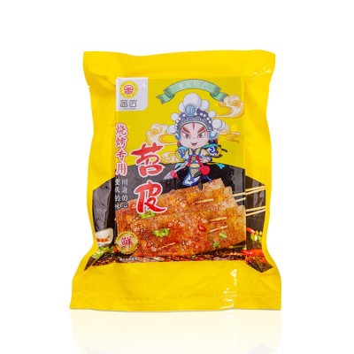 商用烧烤苕皮专用大张苕皮手工红薯鲜苕皮烧烤火锅粉皮可贴 牌定制1箱图4