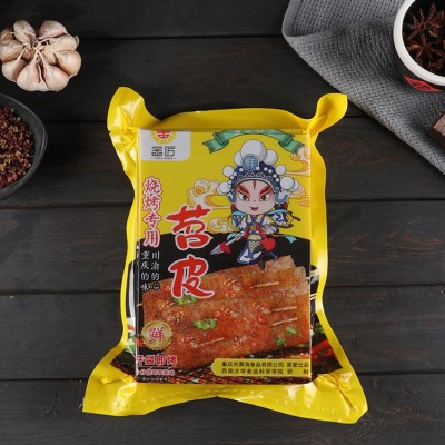 商用烧烤苕皮专用大张苕皮手工红薯鲜苕皮烧烤火锅粉皮可贴 牌定制1箱图5